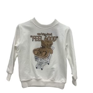 FELPA GARZATA CON STAMPA