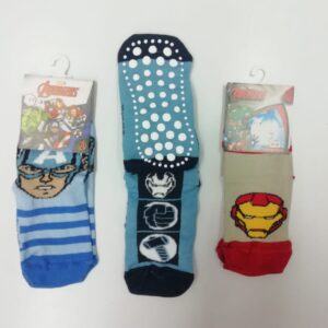 CALZA ANTISCIVOLO BIMBO COTONE AVENGERS