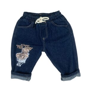 JEANS BAGGY CON STAMPA