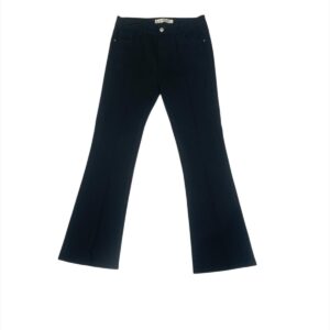 jeans zampa nero donna - immagine 1