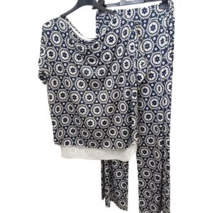 MAGLIA DONNA CON FANTASIA GEOMETRICA - immagine 1