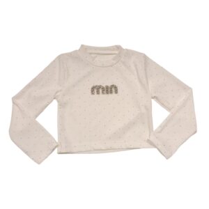 maglia bimba con strass - immagine 1