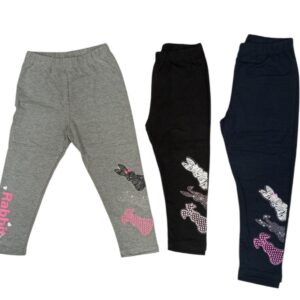 LEGGINGS BAMBINA IN CALDO COTONE - immagine 1