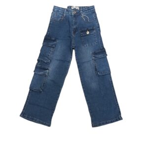 jeans bimba con tasche