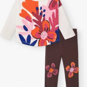 completo 2 pezzi leggings +felpa bambina tuc tuc