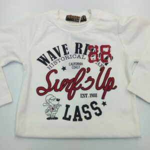 MAGLIA MANICA LUNGA GIROCOLLO
CON STAMPA