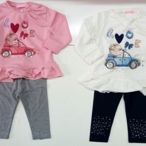 COMPLETO 2 PZ BIMBA MAGLIA + LEGGINGS