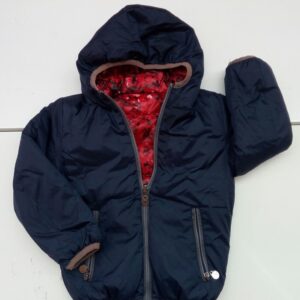 GIUBBINO BIMBO REVERSIBILE CON CAPPUCCIO