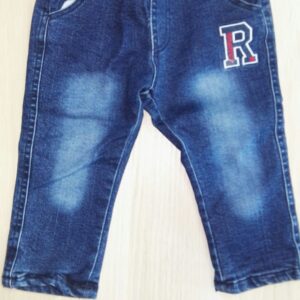 JEANS CON ELASTICO IN VITA NEONATO - immagine 1