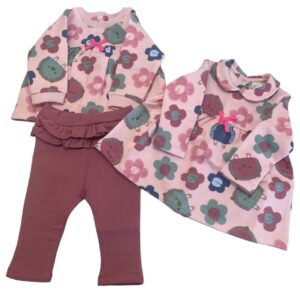 vestito felpato neonata TUC TUC