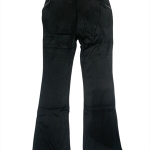 PANTALONE A ZAMPA CON TASCHE FELPATO