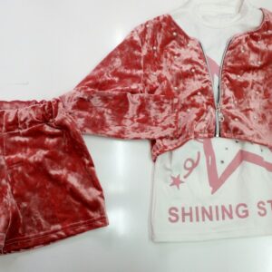 COMPLETO 3PZ BIMBA GIUBB+MAGLIA+SHORTS - immagine 1