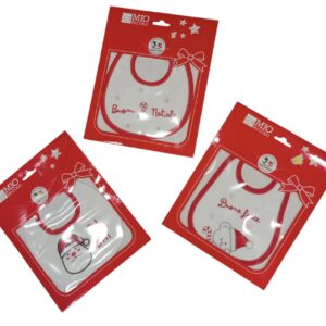 bavetta natalizia neonato/a