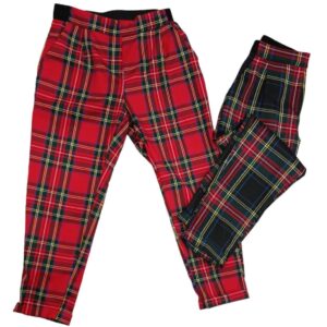 pantalone tartan donna
