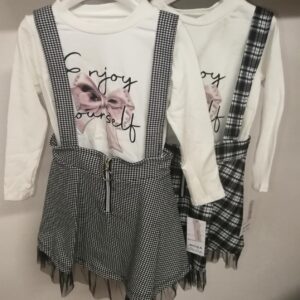 VESTITO SALOPETTE+LUPETTO BIMBA