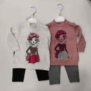COMPLETO LEGGINGS  E MAGLIA BIMBA