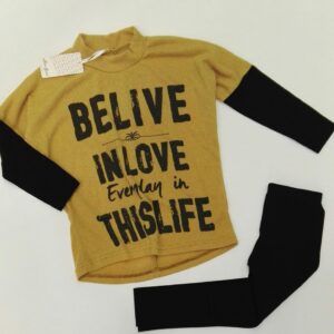 COMPLETO BIMBA MAGLIA+LEGGINS