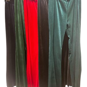 pantalone in velluto donna a zampa