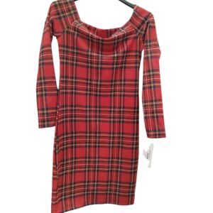 vestito donna tartan - immagine 1