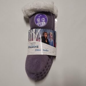 CALZINO ANTISCIVOLO CON PELLICCIA FROZEN