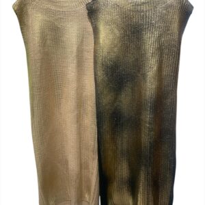 vestito laminato donna smanicato