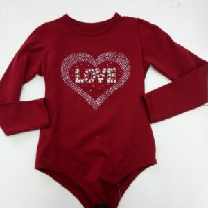 MAGLIA BODY  BIMBA  GIROCOLLO IN CALDO COTONE