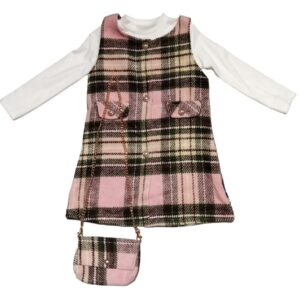 salopette bimba con lupetto