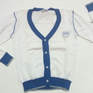 CARDIGAN RASATO SCOLLO A V CON BOTTONI