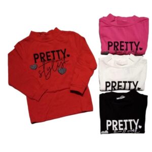 Maglia a lupetto Bambina