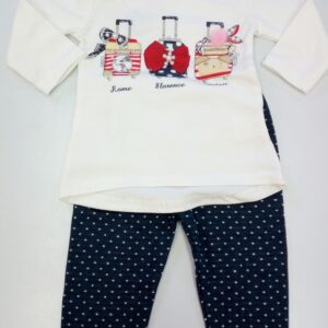 COMPLETO BIMBA 2 PZ MAGLIA + LEGGINS