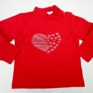 MAGLIA BIMBA/NEONATA  LUPETTO IN CALDO COTONE