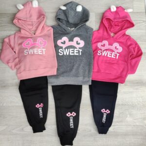 COMPLETO TUTA FELPATO 2PZ BIMBA