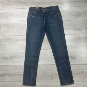 JEANS SKINNY DONNA CON DETTAGLI GIOIELLO