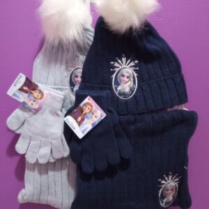 SET CAPPELLO, GUANTI E SCALDACOLLO FROZEN BIMBA/RAGAZZA - immagine 1