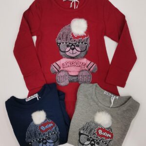 MAGLIA BIMBA IN CALDO COTONE