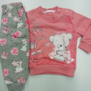 COMPLETO TUTA 2PZ NEONATA - immagine 1