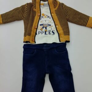 MAGLIA/CARDIGAN/JEANS NEONATO - immagine 1