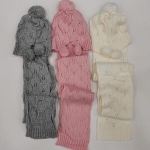 SET CAPPELLINO+ SCIARPA  BIMBA - immagine 1
