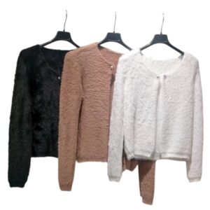 CARDIGAN DONNA CON SPILLA