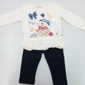 COMPLETO BIMBA 2 PZ MAGLIA + LEGGINS