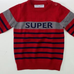 MAGLIONCINO BIMBO GIROCOLLO
CON SCRITTA