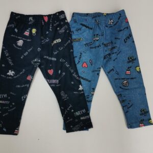 LEGGINGS BIMBA NEONATA FELPATO