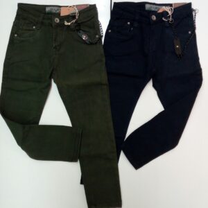 PANTALONE BIMBO ALLA CARRETTIERA CON CINTA