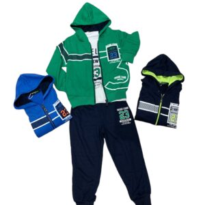 TUTA CON ZIP TRE PEZZI BAMBINO/RAGAZZO