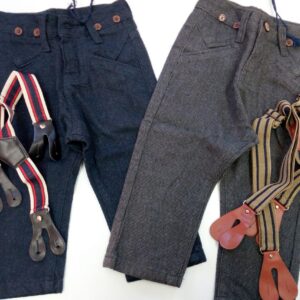 PANTALONE NEONATO CON BRETELLE