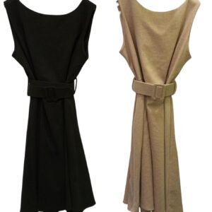 vestito smanicato donna