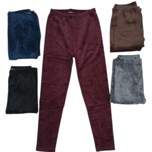 pantaloni in ciniglia donna