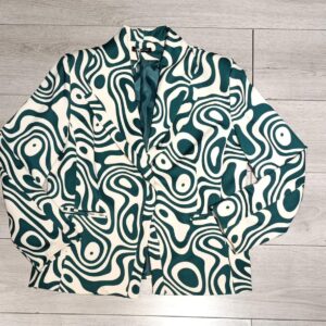 giacca donna bianca/verde