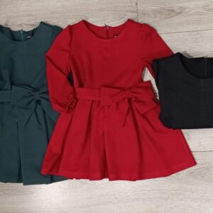 vestito con fiocco bimba