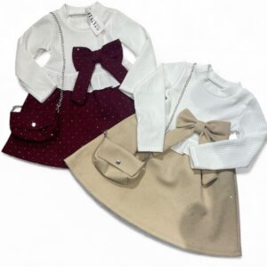 VESTITO BIMBA CON BORSETTA